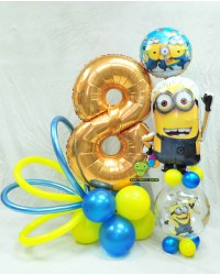 Happy 8th Birthday Minion Design